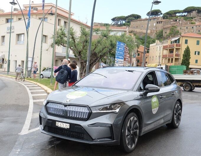 AvK GREEN EXPERIENCE 2024 mit Škoda Enyaq 85x auf der Route 1000 Miglia 2024